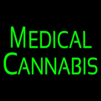 Green Medical Cannabis Enseigne Néon