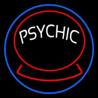 Green Psychic Logo Enseigne Néon