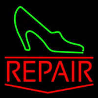 Green Sandal Red Repair Enseigne Néon