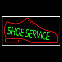 Green Shoe Service Enseigne Néon