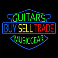 Guitars Buy Sell Trade Enseigne Néon