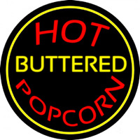 Hot Buttered Popcorn Enseigne Néon