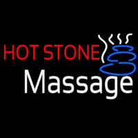 Hot Stone Massage Enseigne Néon