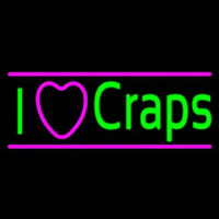 I Love Craps 3 Enseigne Néon