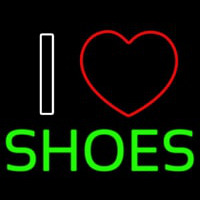 I Love Shoes Heart Logo Enseigne Néon