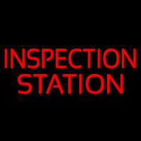 Inspectin Station Enseigne Néon