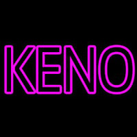 Keno With Outline Enseigne Néon