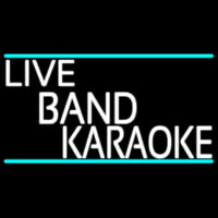 Live Band Karaoke Enseigne Néon