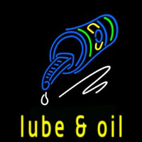 Lube And Oil Enseigne Néon