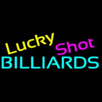 Lucky Shot Billiards 1 Enseigne Néon