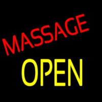 Massage Open Enseigne Néon