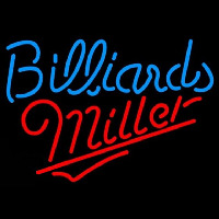 Miller Billiards Te t Pool Beer Sign Enseigne Néon