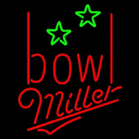 Miller Bowling Alley Beer Sign Enseigne Néon