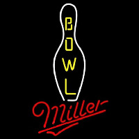 Miller Bowling Beer Sign Enseigne Néon