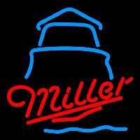 Miller Day Lighthouse Beer Sign Enseigne Néon