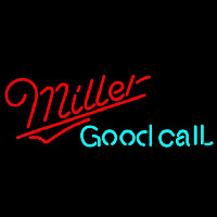 Miller Good Call Beer Sign Enseigne Néon