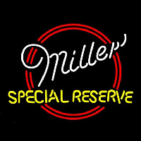 Miller Special Reserve Beer Sign Enseigne Néon