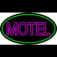 Motel With Green Border Enseigne Néon