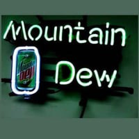 Mountain Dew Soda Bière Bar Enseigne Néon