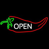 Open Chili Enseigne Néon