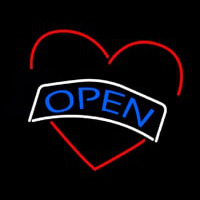 Open Heart Enseigne Néon