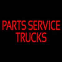 Parts Service Trucks Enseigne Néon