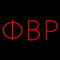 Phi Beta Rho Enseigne Néon