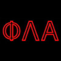 Phi Lambda Alpha Enseigne Néon