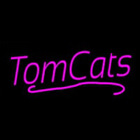 Pink Tom Cats Enseigne Néon