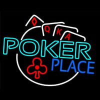 Poker Place Enseigne Néon