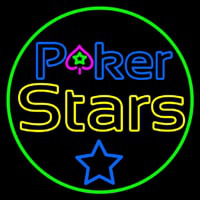 Pokers Stars 1 Enseigne Néon