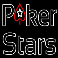 Pokers Stars Enseigne Néon