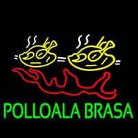 Pollo Ala Brasa Fish Enseigne Néon