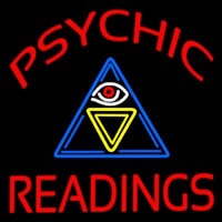 Psychic Readings Logo Enseigne Néon