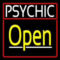 Psychic Red Border Yellow Open Enseigne Néon