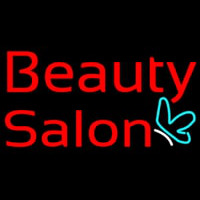 Red Beauty Salon Logo Enseigne Néon