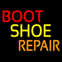 Red Boot Shoe Repair Enseigne Néon