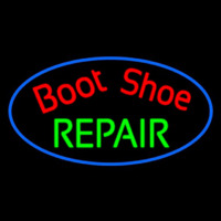 Red Boot Shoe Repair Enseigne Néon