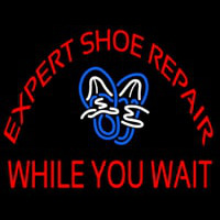 Red E pert Shoe Repair Enseigne Néon