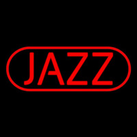 Red Jazz Block Enseigne Néon