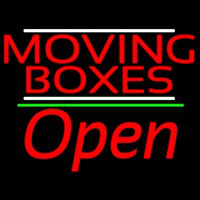 Red Moving Bo es Open 2 Enseigne Néon