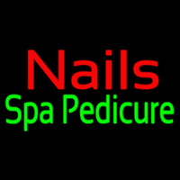 Red Nails Spa Pedicure Enseigne Néon