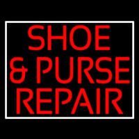 Red Shoe And Purse Repair Enseigne Néon