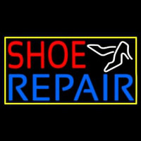 Red Shoe Blue Repair With Sandals Enseigne Néon