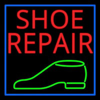 Red Shoe Repair Green Shoe Enseigne Néon