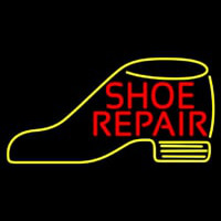 Red Shoe Repair Yellow Shoe Enseigne Néon