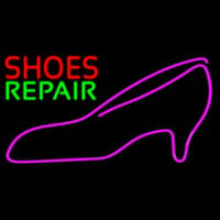 Red Shoes Green Repair Pink Sandal Enseigne Néon