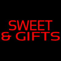 Red Sweets And Gifts Enseigne Néon