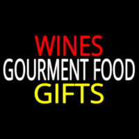 Red Wines Food Gifts Enseigne Néon