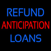 Refund Anticipation Loans Enseigne Néon